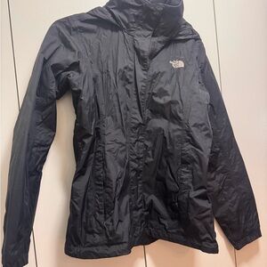 The North Face Women's Black Hooded Windbreaker Jacket
